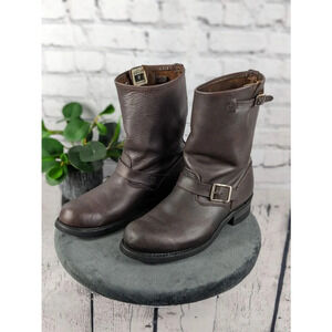Frye Engineer Brown leather Boots 9M